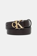 Calvin Klein pasek damski skórzany brązowy LV04F7074G