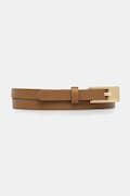 United Colors of Benetton pasek damski z imitacji skóry brązowy 6NPGVL001