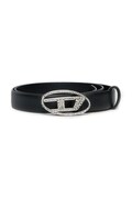 Diesel pasek skórzany dziecięcy B1DRCRYSTAL BELTS kolor czarny J02524