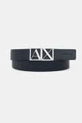Armani Exchange pasek dwustronny męski skórzany brązowy XM002664