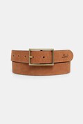 Levi's pasek skórzany RECTANGLE BUCKLE kolor pomarańczowy 004CH
