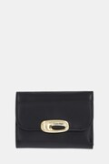 Calvin Klein portfel skórzany damski kolor czarny LV04F1116G