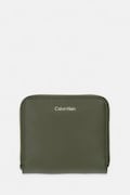 Calvin Klein Peněženka dámská z imitace kůže zelená LV04F1120G