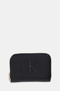 Calvin Klein portfel damski kolor czarny LV04F1154G
