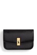 Polo Ralph Lauren portfel skórzany damski kolor czarny 427P04990