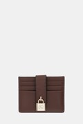 Karl Lagerfeld etui na karty skórzane K/AUTOGRAPH kolor brązowy B1W32025