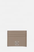 Calvin Klein θήκη για κάρτες Γυναικεία δέρμα μπεζ LV04F1119G