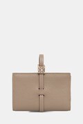 Calvin Klein portfel damski skórzany beżowy LV04F1130G