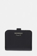 Emporio Armani portfel skórzany damski kolor czarny EW003034 AF19568