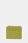 Trussardi etui na kartę skórzane kolor zielony I023E000129N
