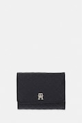 Tommy Hilfiger portfel damski z imitacji skóry czarny AW0AW18484