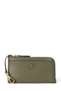 Lauren Ralph Lauren portfel damski skórzany zielony 432P10421
