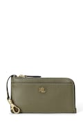 Lauren Ralph Lauren portfel damski skórzany zielony 432P10421