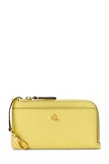 Lauren Ralph Lauren portfel damski skórzany żółty 432P10422