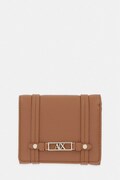 Armani Exchange Дамски портфейл от имитация на кожа кафяв XW002613