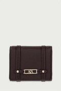 Armani Exchange portfel damski z imitacji skóry brązowy XW002613 AF15632