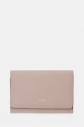 BOSS portafoglio da donna in pelle Lenah Flap SM Wallet rosa 50563423