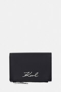 Karl Lagerfeld portfel damski skórzany K/SIGNATURE czarny B2W32013