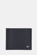 Tommy Hilfiger portfel skórzany męski kolor granatowy AM0AM13958