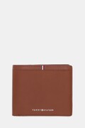Tommy Hilfiger portfel skórzany męski kolor brązowy AM0AM13969
