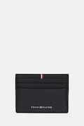 Tommy Hilfiger etui na karty skórzane kolor czarny AM0AM13972