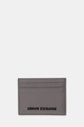 Puzdro na karty Armani Exchange šedá farba, XM000169 AF19929