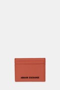 Puzdro na karty Armani Exchange oranžová farba, XM000169 AF19929