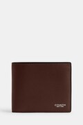 Coach portfel skórzany męski kolor brązowy CY911