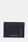 Tommy Hilfiger θήκη για κάρτες ανδρική δερμάτινη σκούρα μπλε AM0AM14228