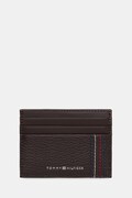 Tommy Hilfiger etui na karty męskie skórzane brązowe AM0AM14228
