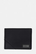 Guess portfel męski skórzany BOSTON czarny SMBOSP LEA20