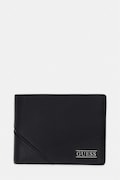 Guess portfel męski skórzany BOSTON czarny SMBOSP LEA20