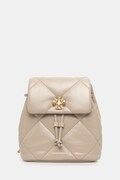 Tory Burch plecak skórzany Kira Diamond damski kolor beżowy mały gładki 170485-250