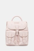Guess plecak LITZY damski kolor różowy mały gładki V6GZ05 W2120
