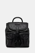 Guess plecak LITZY damski kolor czarny mały gładki V6GZ05 W2120
