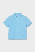 Παιδικά βαμβακερά μπλουζάκια πόλο Mayoral χρώμα: μπλε, 102