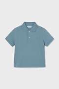 Παιδικά βαμβακερά μπλουζάκια πόλο Mayoral χρώμα: μπλε, 102