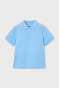Παιδικά βαμβακερά μπλουζάκια πόλο Mayoral χρώμα: μπλε, 150