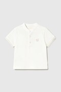 Mayoral polo dziecięce kolor biały gładki 1106