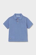 Mayoral polo dziecięce kolor niebieski gładki 1109