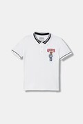Bombažen polo Guess bela barva, L6RP01 KBV51