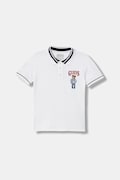 Bombažen polo Guess bela barva, L6RP01 KBV51