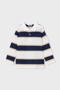 Mayoral longsleeve bawełniany dziecięcy kolor biały wzorzysty 3111
