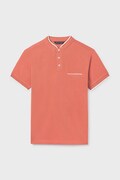 Παιδικά βαμβακερά μπλουζάκια πόλο Mayoral χρώμα: πορτοκαλί, 6163