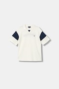 Emporio Armani polo bawełniane dziecięce kolor biały wzorzysty EB000966 AF21879