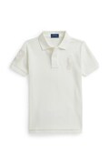 Polo Ralph Lauren polo bawełniane dziecięce kolor biały z aplikacją 322703635506