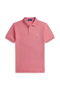 Polo Ralph Lauren polo bawełniane dziecięce kolor różowy gładki 323703632505