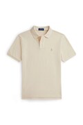 Polo Ralph Lauren polo bawełniane dziecięce kolor beżowy gładki 323703632507