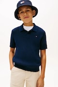 Tommy Hilfiger polo dziecięce bawełniane granatowe KB0KB10251