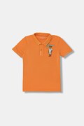 Guess polo dziecięce bawełniane pomarańczowe N6GP01 K9WF4